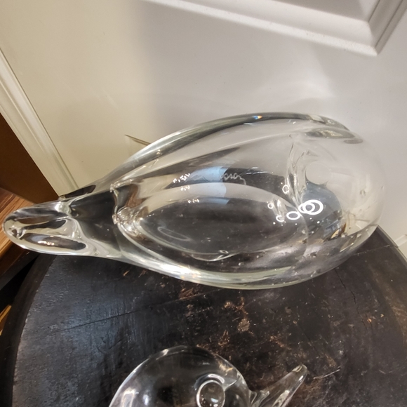 Murano V. Nason Hand Blown Glass Heavy Duck Decanter Signed - Picture 16 of 16